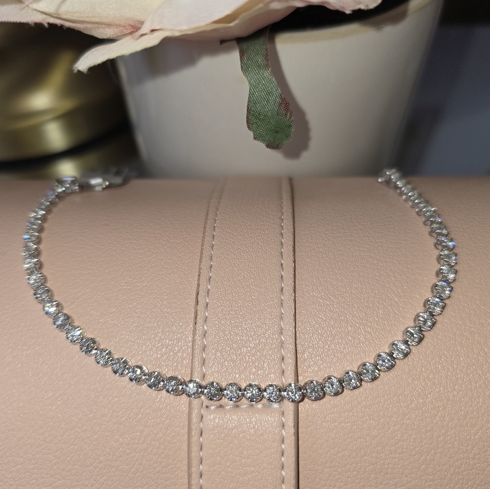 Natural Diamond Tennis Bracelet 3 CTW, 14K GOLD